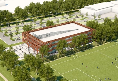 Nieuwbouw Graafschap College Sportpark Zuid te Doetinchem